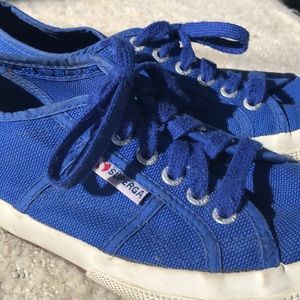 Blue Superga Low Top Sneakers 🦋🐟🌎💎🧿
